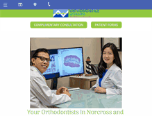 Tablet Screenshot of orthodonticsofatlanta.com